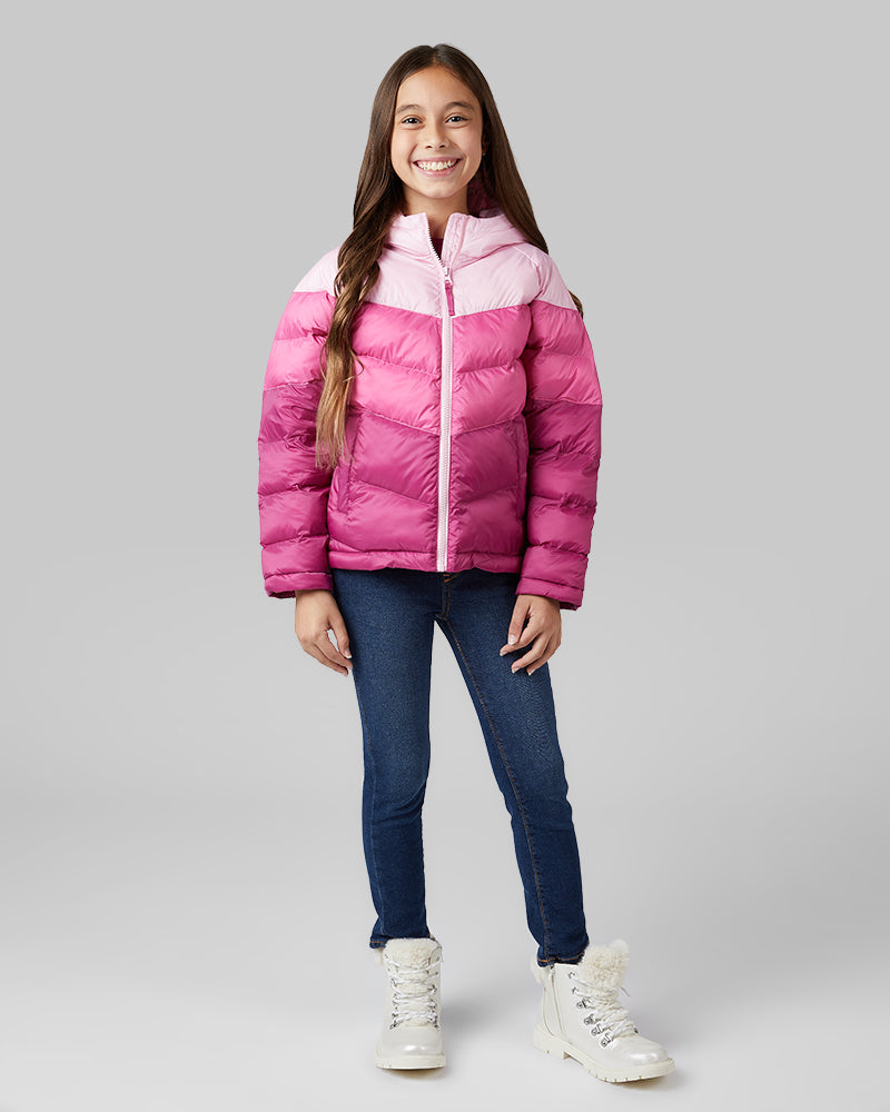 KIDS HOODED PUFFER JACKET