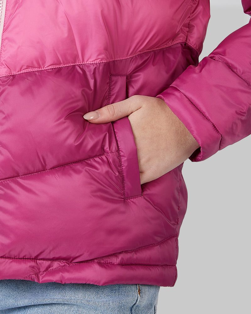 KIDS HOODED PUFFER JACKET