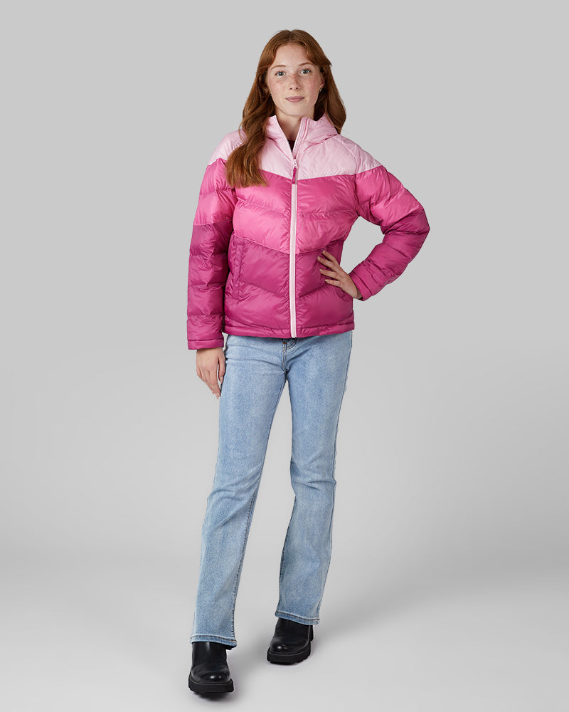 KIDS HOODED PUFFER JACKET