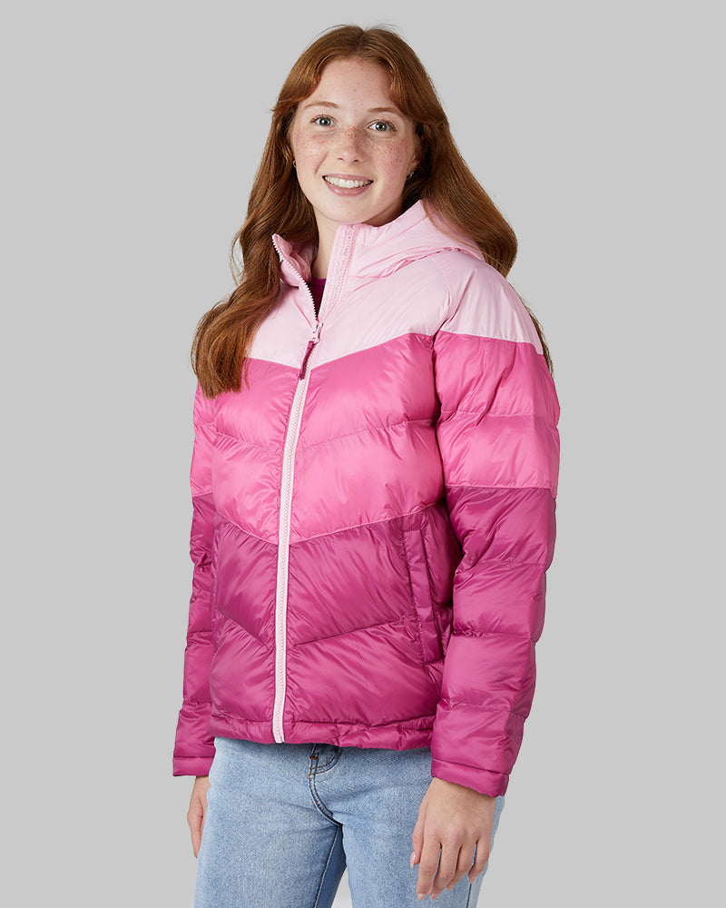 KIDS HOODED PUFFER JACKET