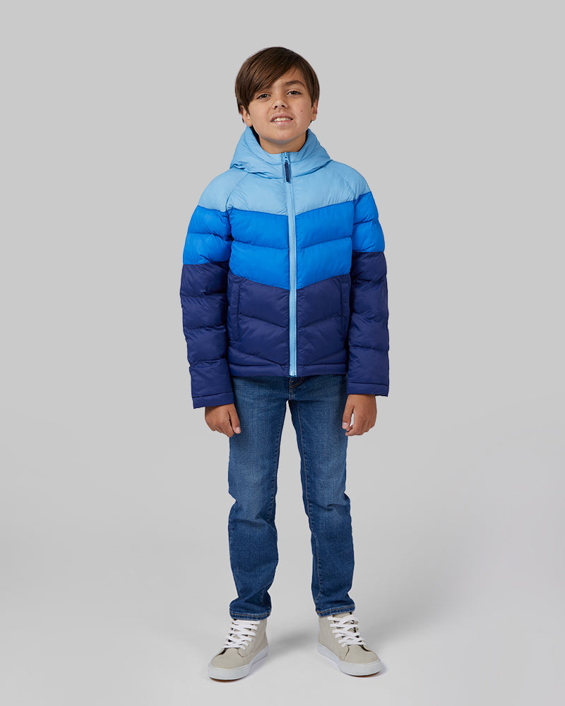 KIDS HOODED PUFFER JACKET