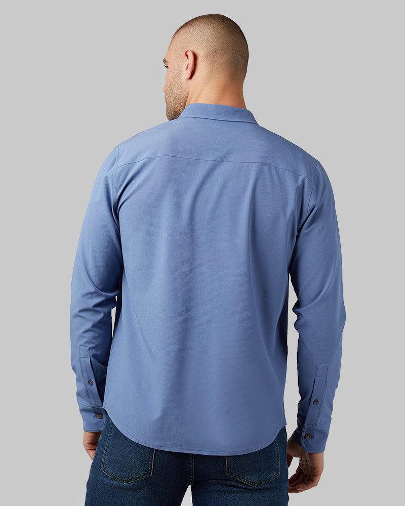 MEN'S CASUAL LONG SLEEVE DRESS SHIRT