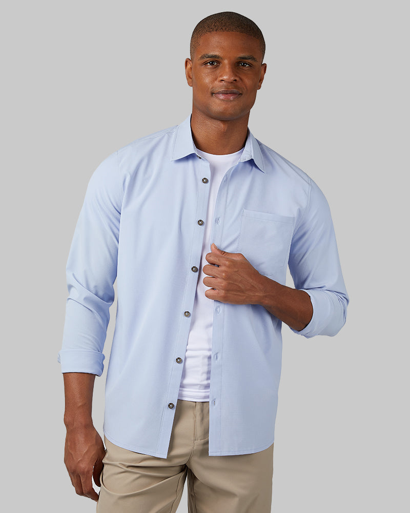MEN'S CASUAL LONG SLEEVE DRESS SHIRT
