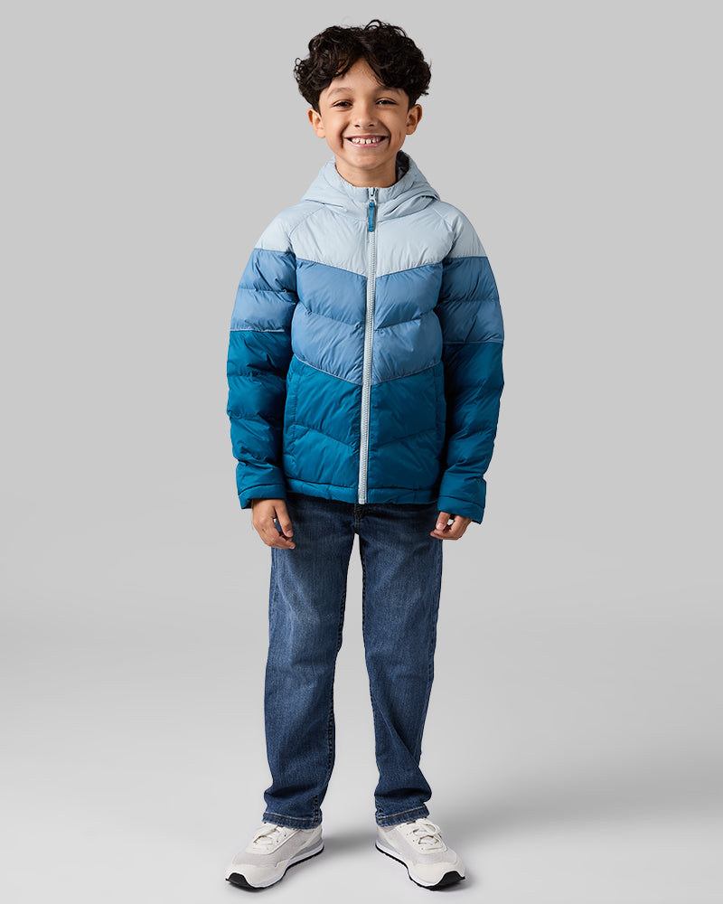 KIDS HOODED PUFFER JACKET