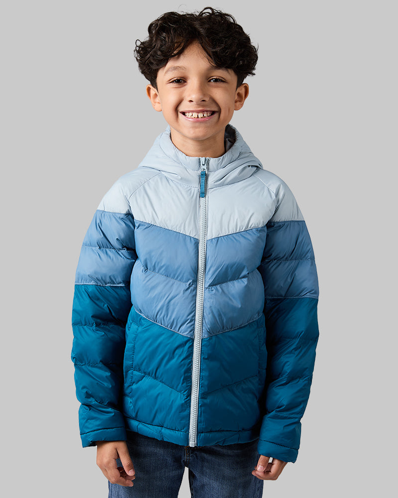 KIDS HOODED PUFFER JACKET