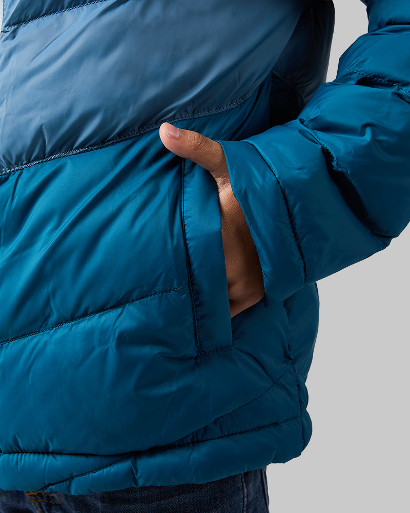 KIDS HOODED PUFFER JACKET