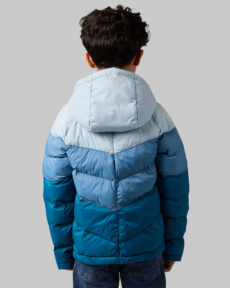 KIDS HOODED PUFFER JACKET