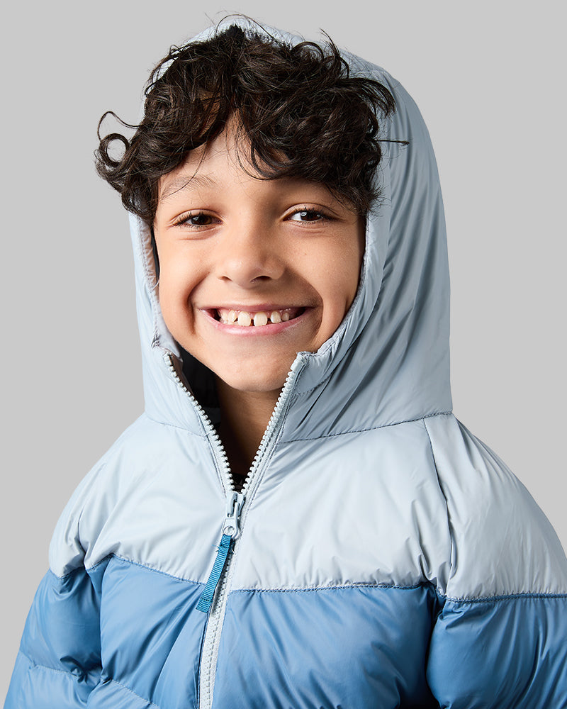 KIDS HOODED PUFFER JACKET