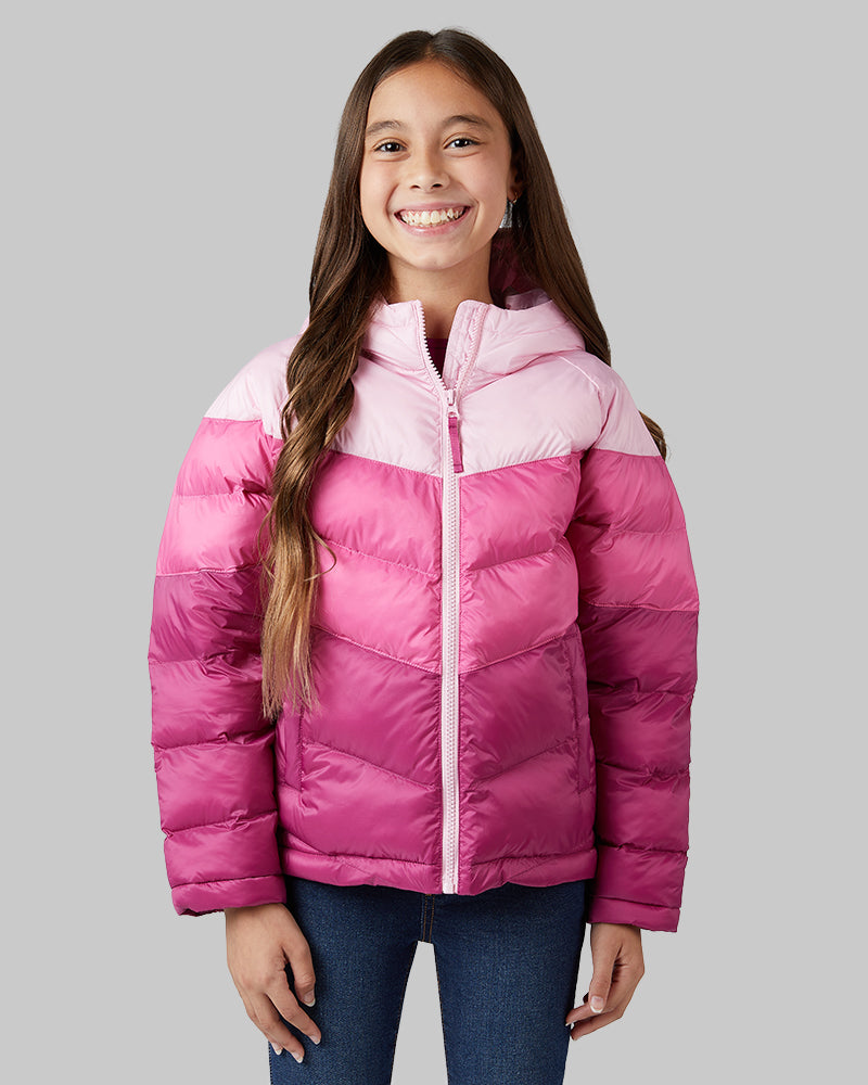 KIDS HOODED PUFFER JACKET