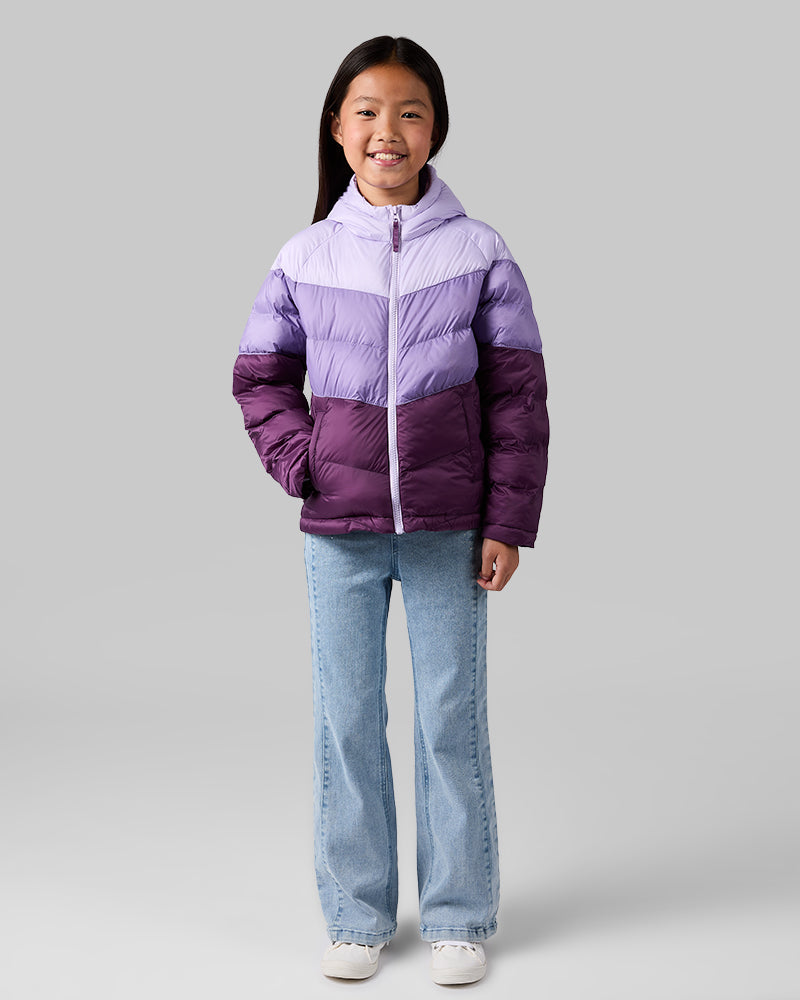 KIDS HOODED PUFFER JACKET