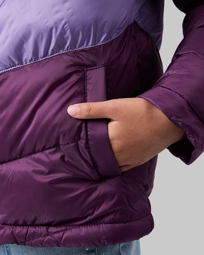 KIDS HOODED PUFFER JACKET