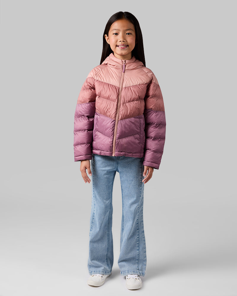 KIDS HOODED PUFFER JACKET
