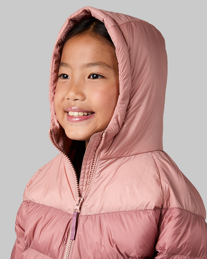 KIDS HOODED PUFFER JACKET