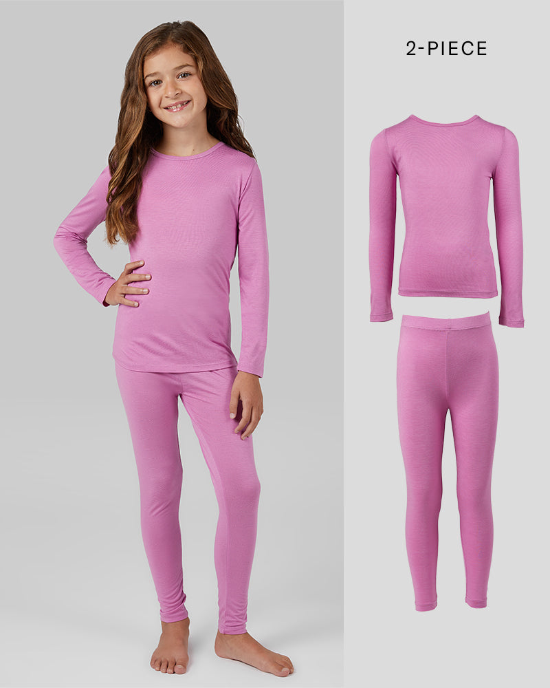 KIDS 2PC BASELAYER TOP & BOTTOM SET
