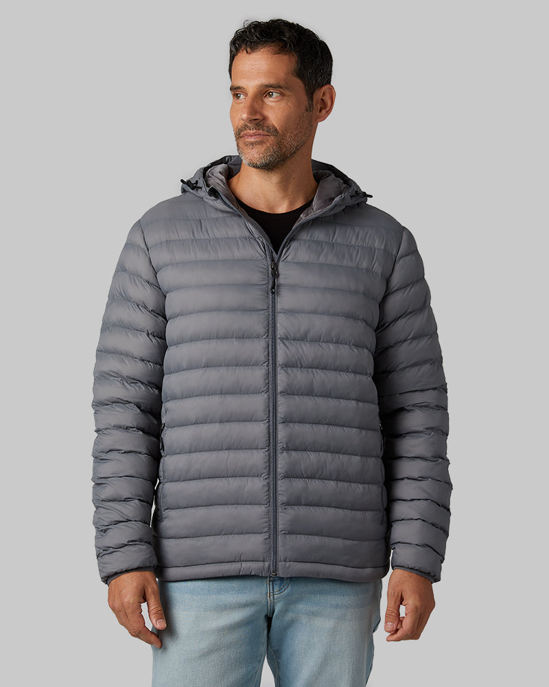 MEN'S LIGHTWEIGHT PACKABLE HOODED JACKET