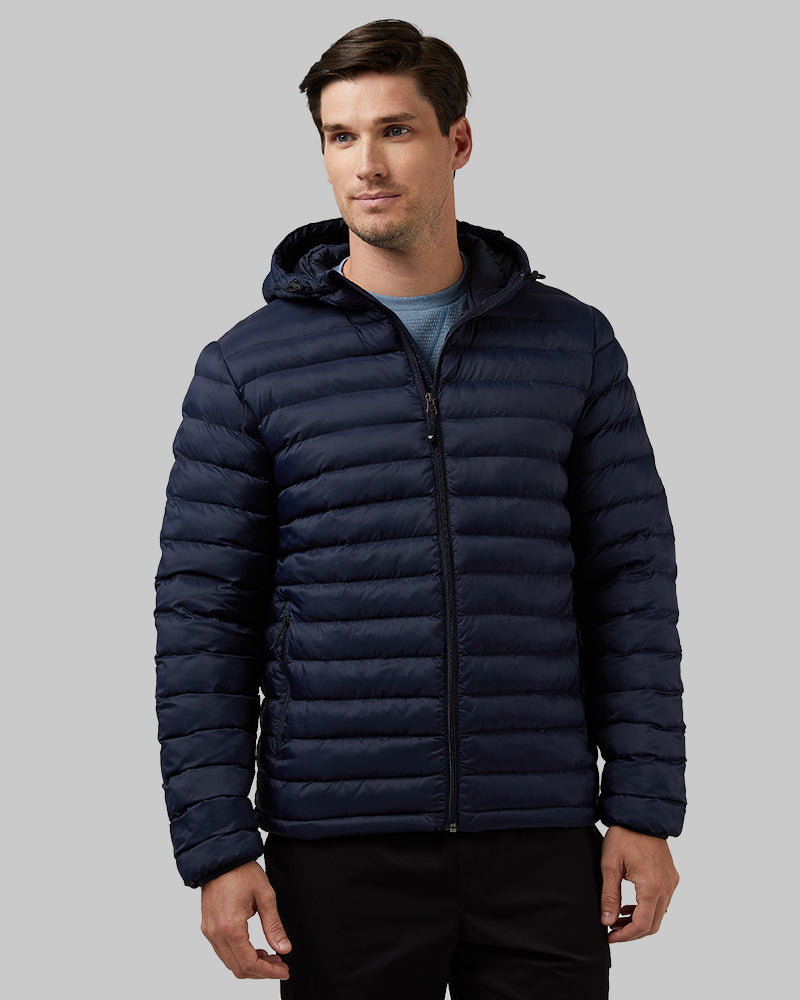MEN'S LIGHTWEIGHT PACKABLE HOODED JACKET