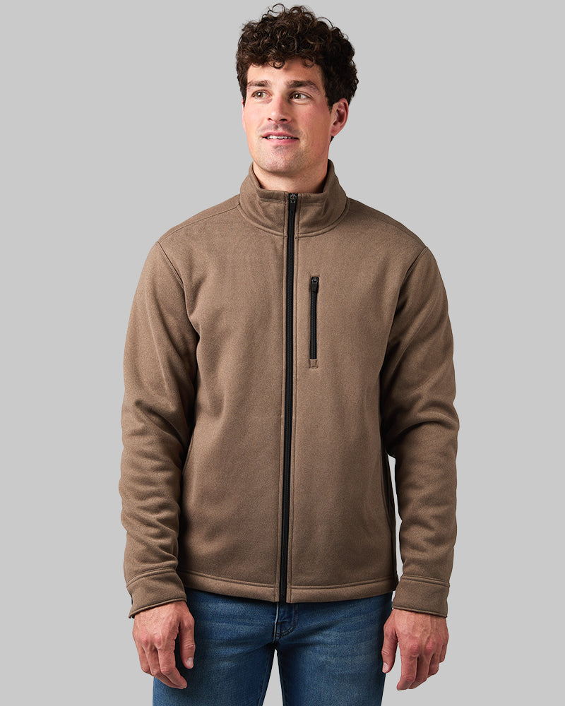 MEN'S PLUSH SHERPA-LINED FULL ZIP