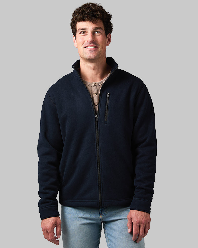 MEN'S PLUSH SHERPA-LINED FULL ZIP