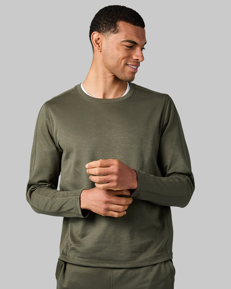 MEN'S LUXE FLEX LIGHTWEIGHT CREW TOP