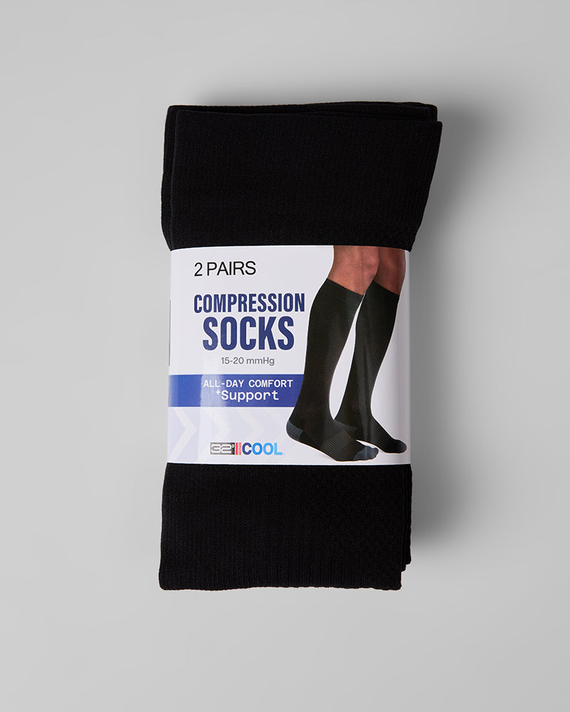 2-PACK COMPRESSION SOCKS