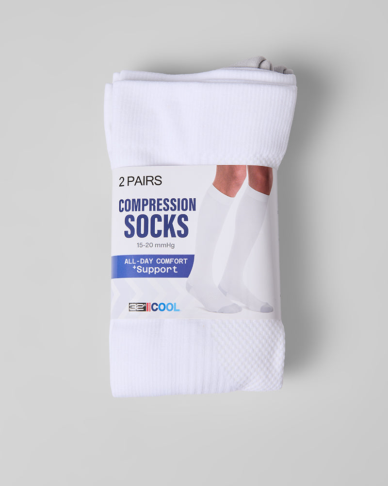 2-PACK COMPRESSION SOCKS