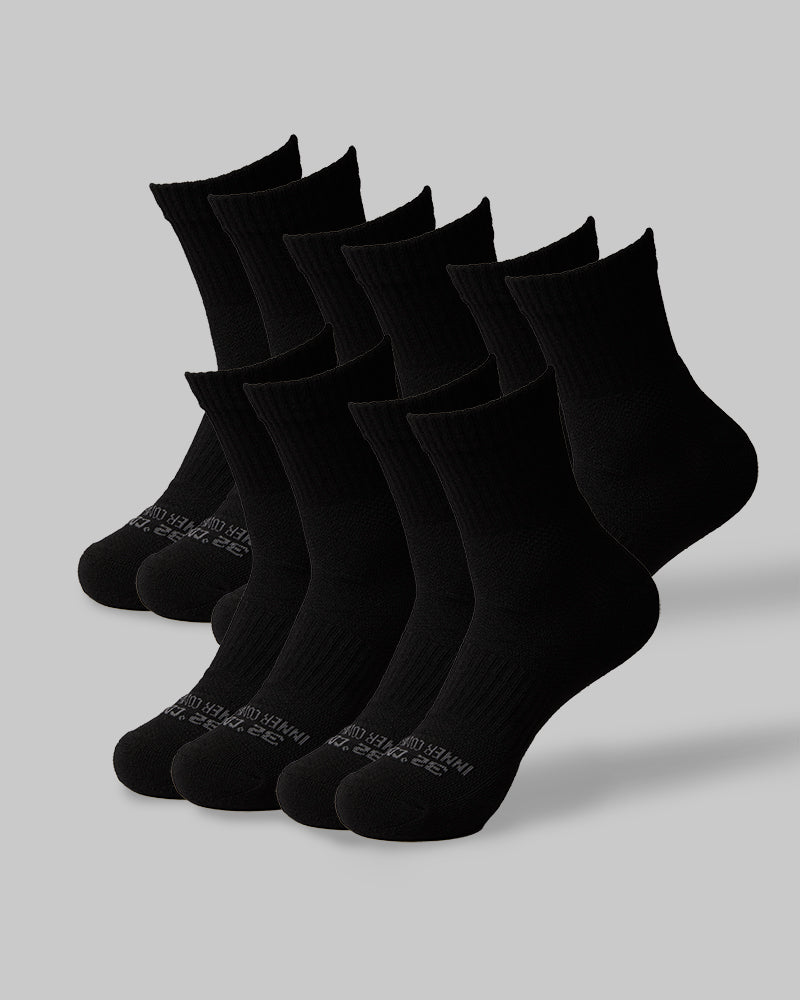 MEN'S 5-PACK COOL COMFORT QUARTER SOCKS