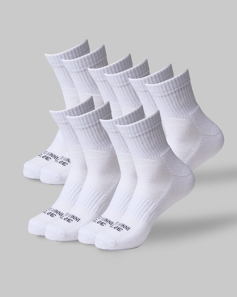 MEN'S 5-PACK COOL COMFORT QUARTER SOCKS