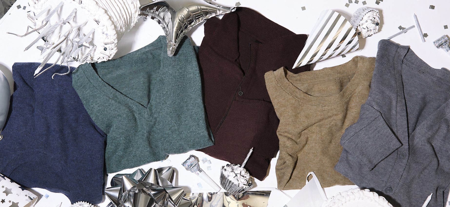 Soft knit sweaters in a range of colors